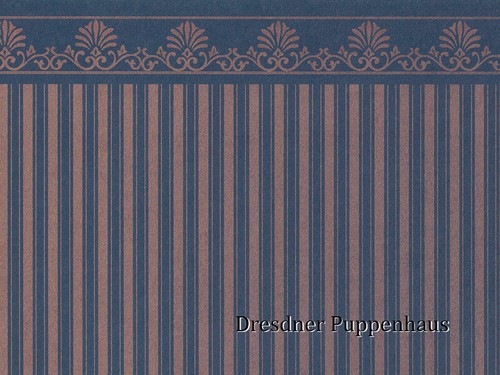 Tapete majestic blau gold - majestic, blau-gold