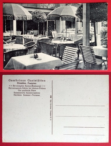 Dresden 1930 gambrinus - ak,