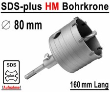 SDS-plus HM Bohrkrone Ø 80mm