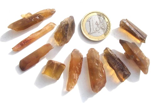 Citrin spitzen stücke - stücke, natur