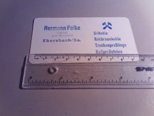 Alter kleiner Taschenkalender DDR 1957 Poike Ebersbach Kohle Baustoffe