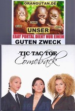 TIC - TAC- TOE / COMEBACK   S.FOTO+BESCHR.UNSERE ORANGUTAN HILFSAKTION
