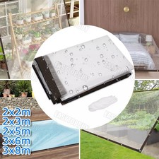 PVC Wasserdichte Transparente Plane mit Ösen Schutzplane LKW Folie Klare Garten