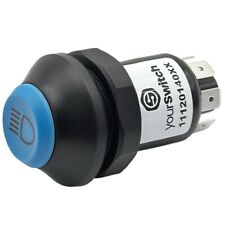 11120140XX Druckschalter mit Arretierung: "Fernlicht" 12V für MF Vibromax Bomag