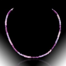 Lavendelquarz & Amethyst Kette