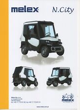 Melex N.City car (made in Poland) _2018 Prospekt / Brochure  