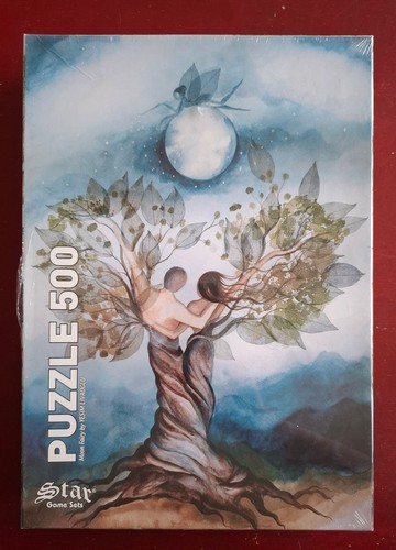 Puzzle moon fairy - moon, neu