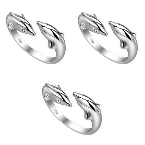 Pcs delfine ring damen - ,