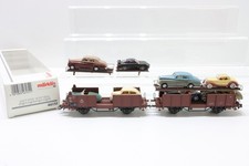 H0 MÄRKLIN 46131 DB Wagen Set Autotransporter mit PKWs Güterwagen AC OVP N111