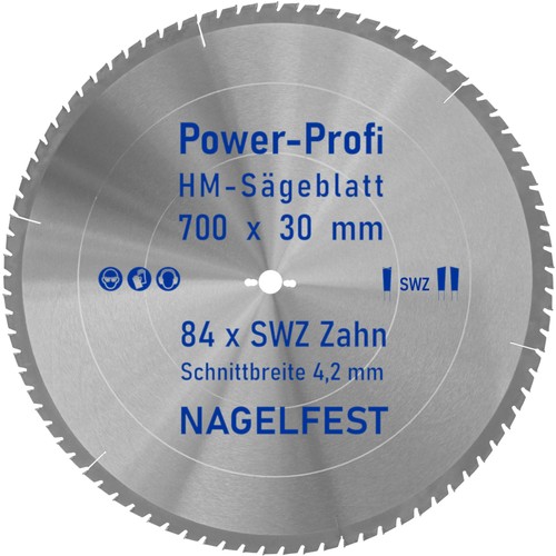 Kreis sägeblatt 700 - hm-kreis-sägeblatt, 30