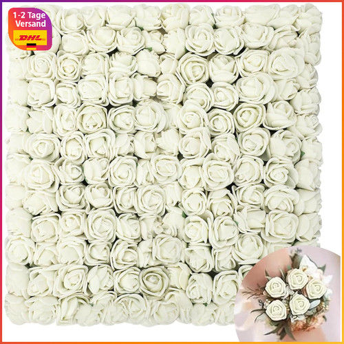 Künstliche rosen weiß 144 - rosen,