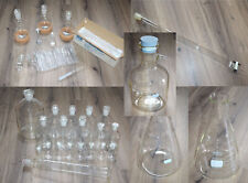 Labor Glas Zylinder Erlenmeyer Kolben Vakuum Schliff Saugflaschen Duran Schott