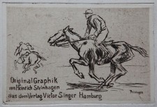 Heinrich Steinhagen. Jockey