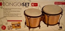 Bongo Set 4 teilig Echtholz