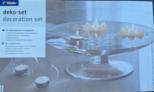 Tchibo  Deko-Set 3 x Schwimm-Teelichtgläser 2 x Schwimmkerzen in Blütenform NEU