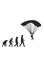 Fallschirm Notizbuch