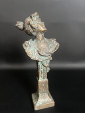 Antik Bronze Büste Jugendstil