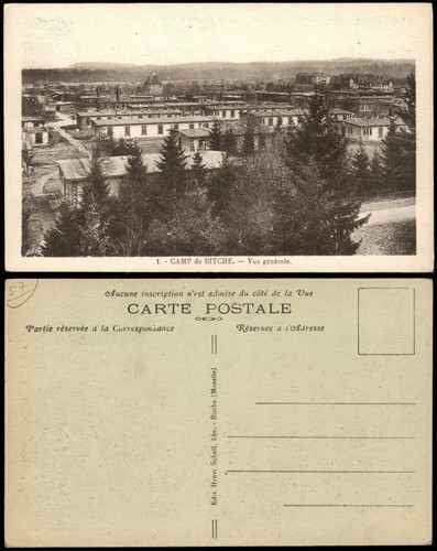 Cpa bitsch bitche kaserne camp - cpa,