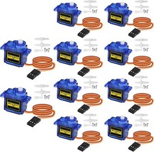 10x 9G Micro Servo Motor Kit