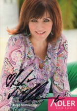 Autogramm - Birgit Schrowange