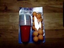 48 Teile Beer / Bier Pong Spiel, Partybecher, Trinkbecher, Tischtennis Bälle