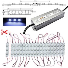 100x LED Module + Netzteil -