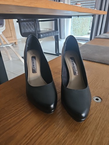 Sexy schwarze leder pumps - sexy,