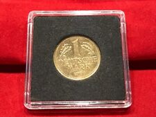 1 DM Deutsche Mark 24 Karat vergoldet Münze Coin Geschenk Geburtstag