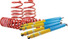 4x Höherlegungsfedern + 4x Bilstein B6 Stoßdämpfer für Jeep Wrangler JK Set