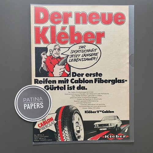 1973 kléber cablon opel - kléber,