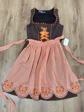 Damen Trachten Kleid Dirndl Oktoberfest Marke Bergweiss Gr 38 Neu