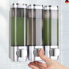 Seifenspender Wandbefestigung, Shampoo Duschgel Spender, 3er Set Seifenspender