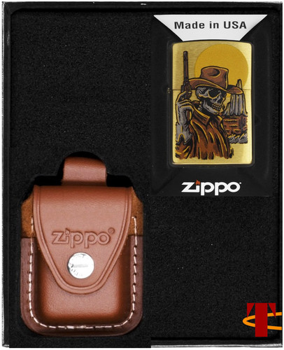 Zippo feuerzeug set wild west - zippo, feuerzeug-set