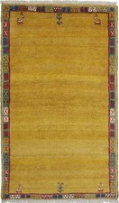 Original Perserteppich Gabbeh Ghashghai Orientteppich 185 cm x 110 cm Alt Natur