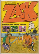 ✪ ZACK #39/1972 ohne Mittelteil/Zack 2000, Koralle Verlag COMICHEFT Z2-