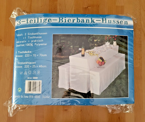 Bierbank tischhusse teilig - bierbank,