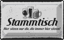 Blechschild 20x30 cm