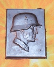 Militaria Platte Soldat mit