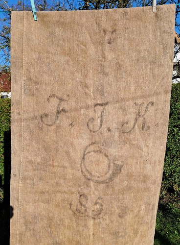 Antiker alter leinensack - antiker,