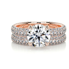 4 Karat Diamant Ring Set IGI