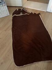 Abschwitzdecke, leichte Stalldecke, Transportdecke, Fleck, braun 140 cm