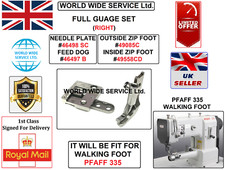 PFAFF335 LAUFFUSSMESSER SET RECHTS N/P, F/D, P/F INDUSTRIENÄHMASCHINENTEIL