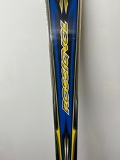 Rossignol Ski 184cm Blau Gelb, Schnitt 10.4, und Zwei Paar Stöcke