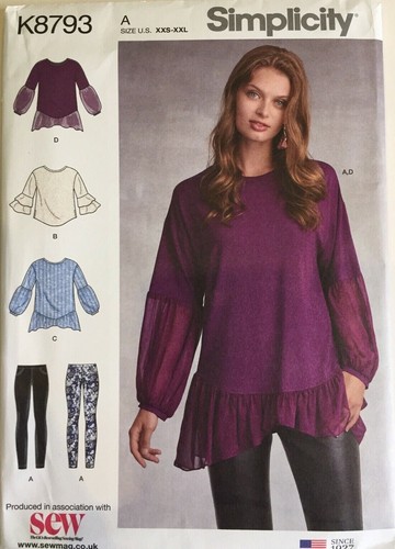 Simplicity 8793 long relaxed - 8793,