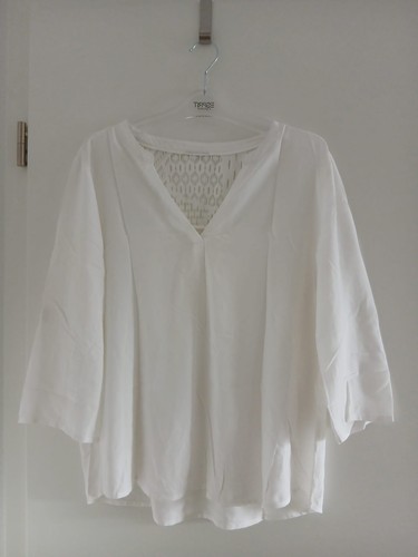 Weiße tunika bluse - tunika, bluse,