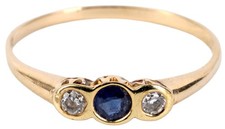 feiner Saphir Ring mit