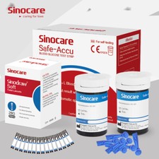 Sinocare 100 Teststreifen +