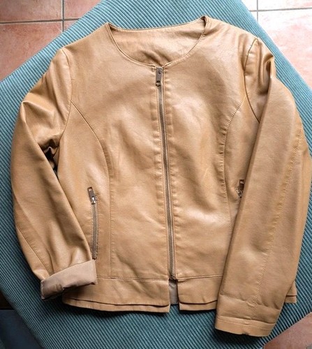 Stylische kunstlederjacke - 🧥,