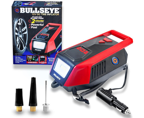 Bullseye 12v tire inflator - 12v,
