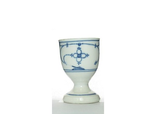 Eierbecher indisch blau alt - blau.,